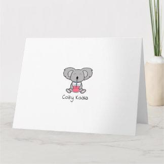 Cartão Cozy Koala