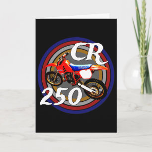 Cartão Cr 250 R Vintage Retro Motorcross Motocross Motorc