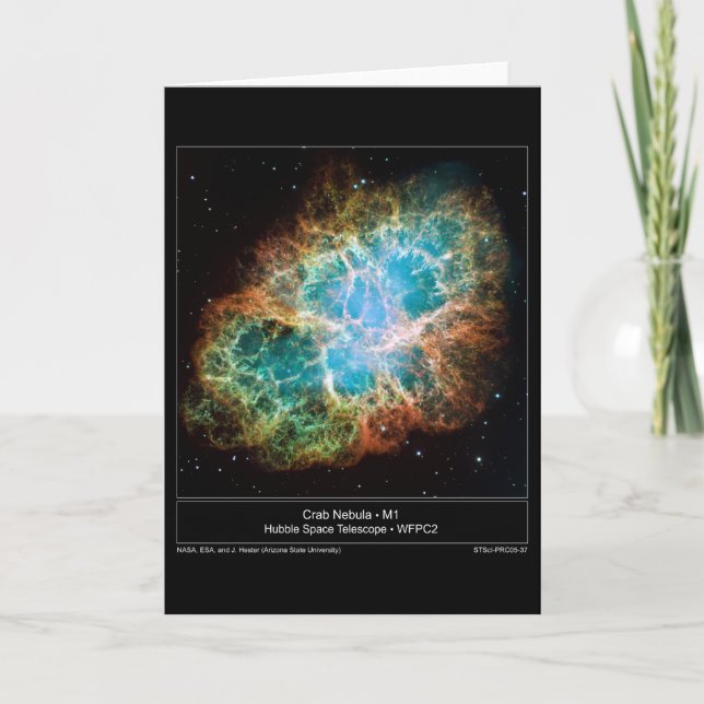 Cartão CrabNebulaM1-2005-37 (Frente)