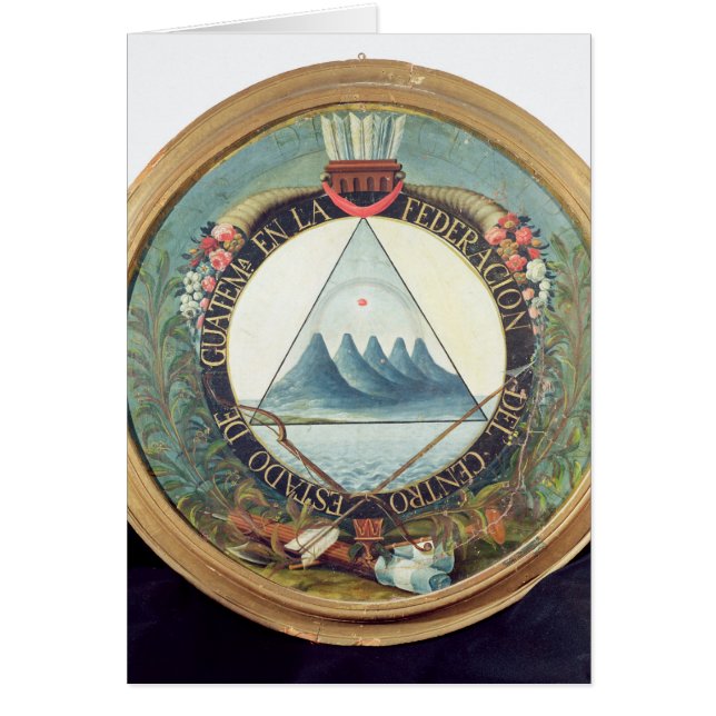 Cartão Crachá da federação de Guatemala (Frente)