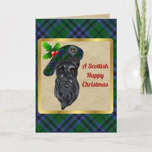 Cartão Crachá do Keith Clan e Xmas Personalizados do Tar