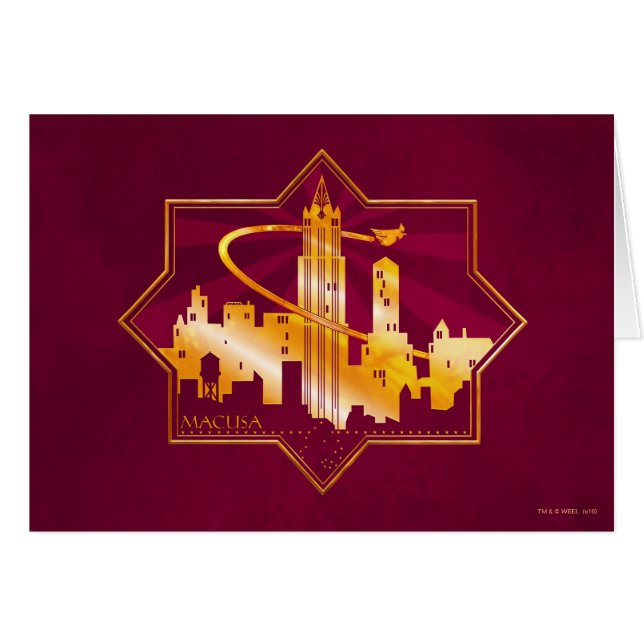 Cartão Crachá gráfico MACUSA™ (Frente Horizontal)