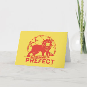 Cartão CRACHÁ PREfeito GRYFFINDOR™