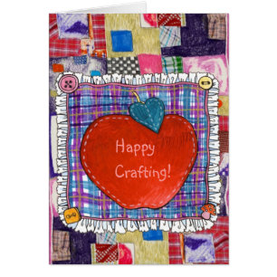 Cartão Crafting feliz!