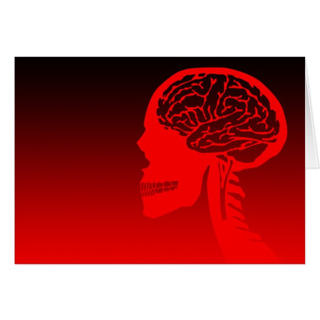 Cartão crânio (Frente horizontal)