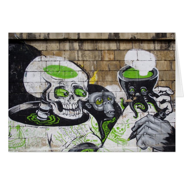 Cartão Crânio Amazado (Frente Horizontal)