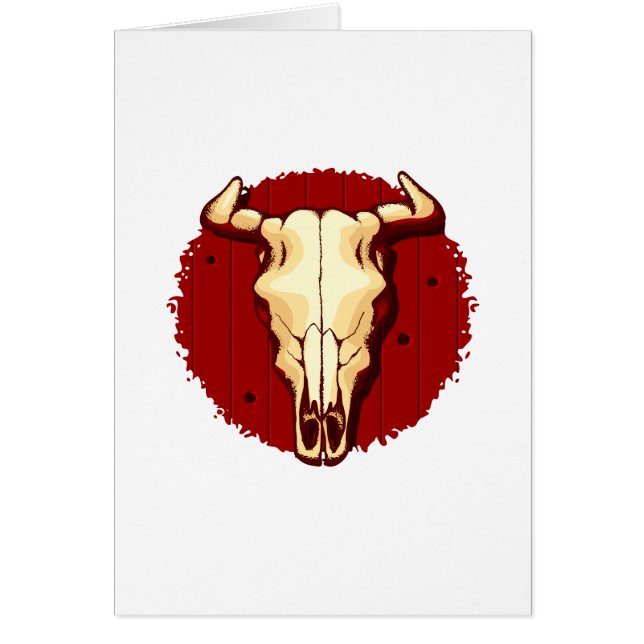 Cartão Crânio da vaca (Frente)