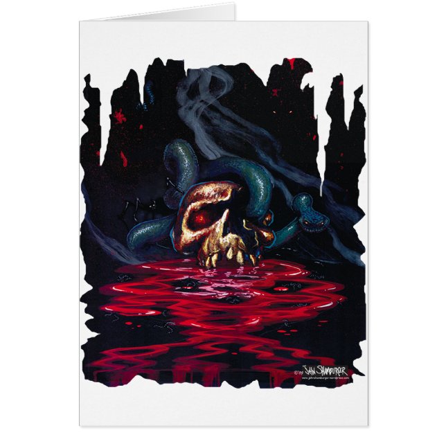 Cartão crânio do cobra n (Frente)