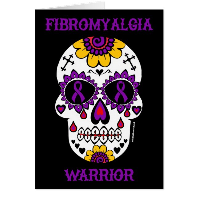 Cartão Crânio/Guerreiro de Açúcar...Fibro (Frente)