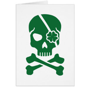Cartão Crânio irlandês