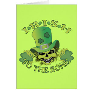 Cartão Crânio Irlandês
