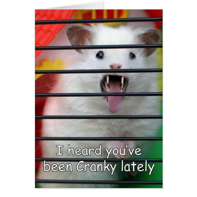 Cartão Cranky Critter (Frente)