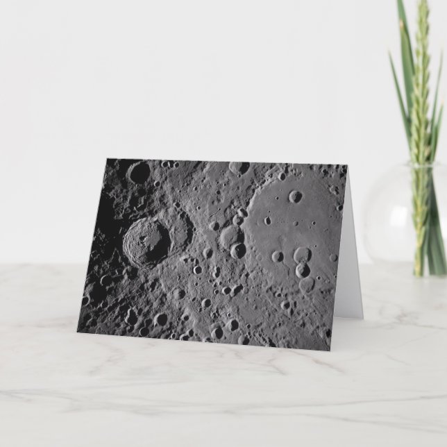 Cartão Crateras Lunares Artemis II (Frente)