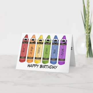 Cartão Crayons
