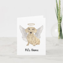 Cream Smooth Dachshund Simpatia Memorial