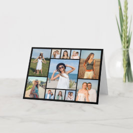 Cartão Create Your Own 11 Photo Collage Folded