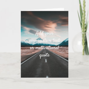 Cartão Create Your Own Custom Quote - Open Road