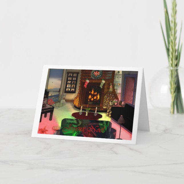 Cartão Creative Design de Joyeux noël LeeMarie (Frente)