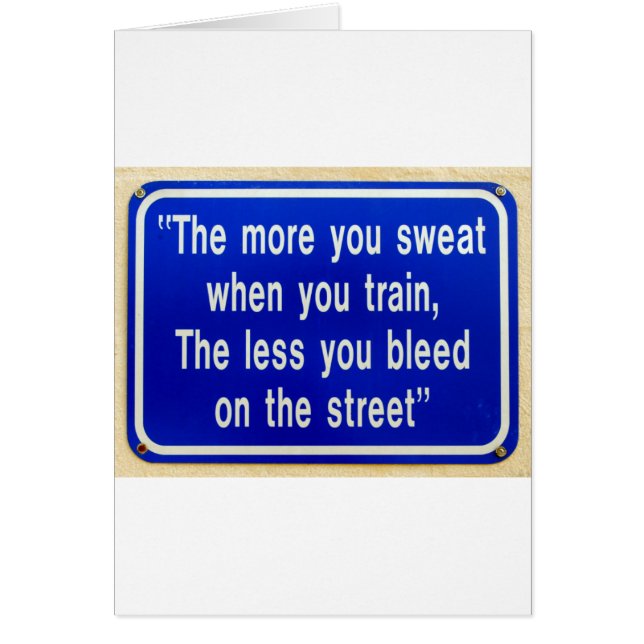 Cartão Credo da academia (Frente)