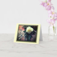 Creme Rosa Birthday Note Card