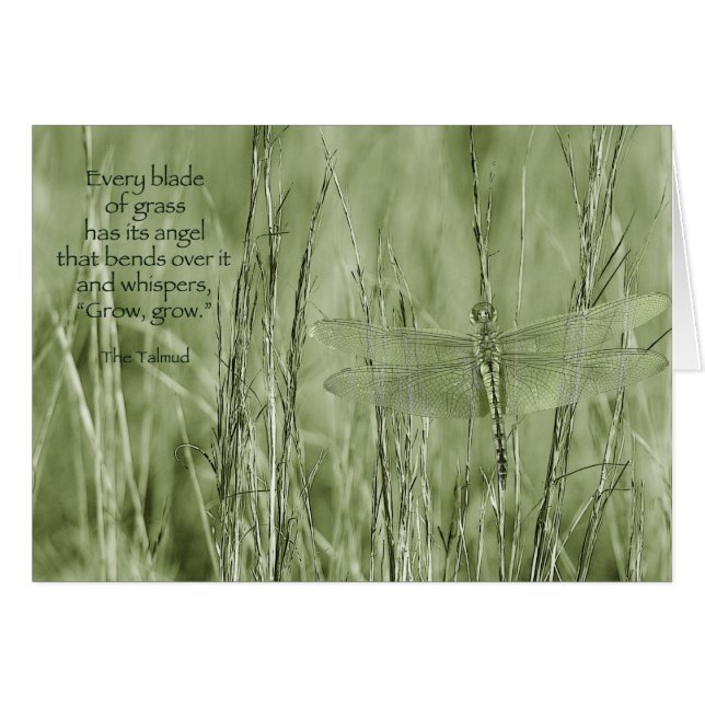 Cartão Cresça, cresça… (Frente Horizontal)