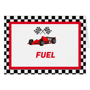 Cartão Crescendo Duas placas de lugar de etiqueta de Comi