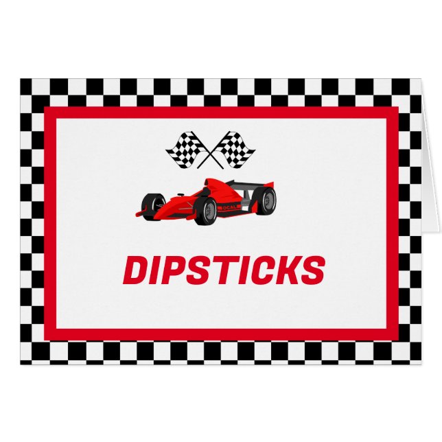 Cartão Crescendo Duas placas de lugar de etiqueta de Comi (Frente horizontal)