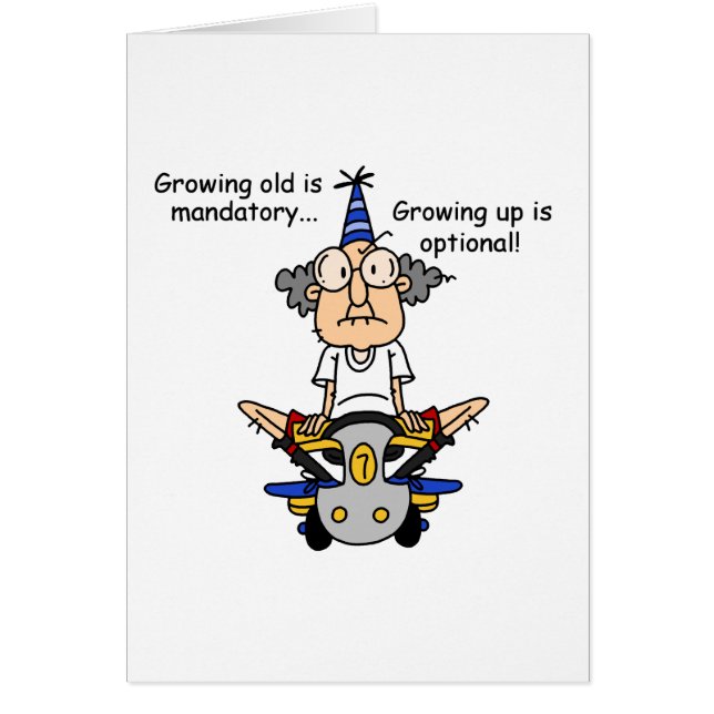 Cartão Crescer é um humor opcional (Frente)