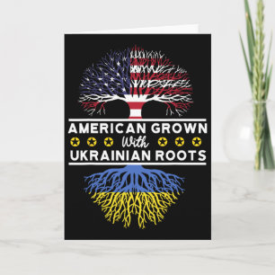 Cartão Crescido Americano Com Raízes Ucranianas - Ucrânia