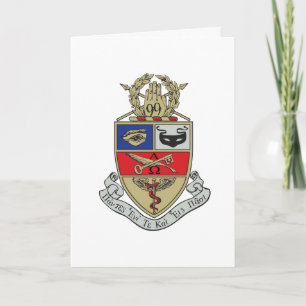 Cartão Crest da Kappa Psi