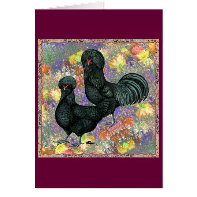 Cartão Creveco e Flores (Frente)