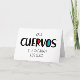 Cartão Cria corvos