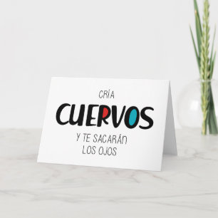 Cartão Cria corvos
