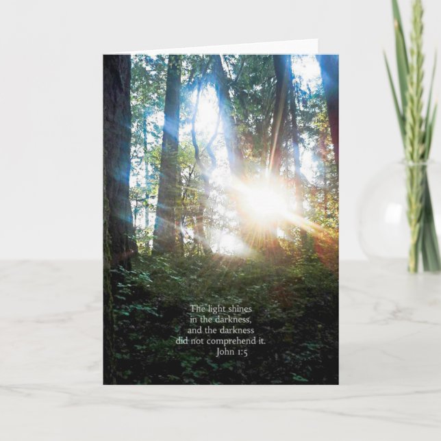 Cartão Criações de Escrituras Cristãs de Bíblias Versa (Frente)