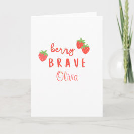 Cartão criança corajosa câncer infantil crianças doentes 