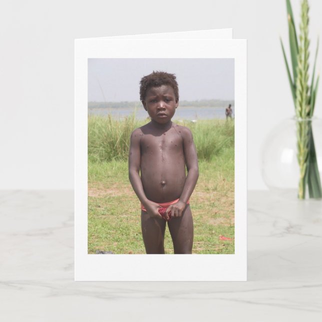 Cartão Criança de Oti do rio (Frente)