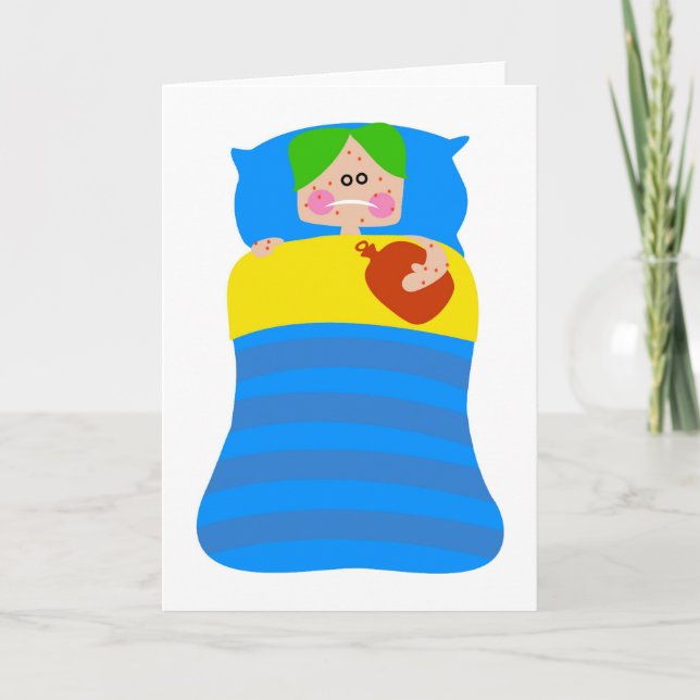 Cartão Criança doente (Frente)