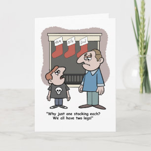 Cartão Criança Gananciosa