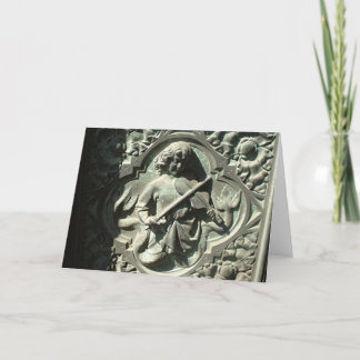 Cartão Criança Tocando Violino