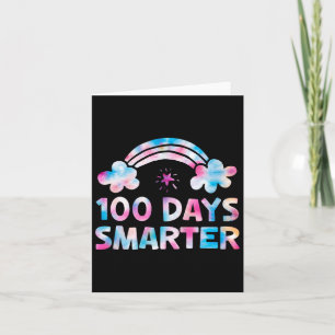 Cartão Crianças 100 Dias Mais Inteligentes Meninas 100 Di