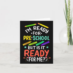 Cartão Crianças 1rua Dia De Pré-Escolas Primeiro Dia Da E