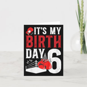 Cartão Crianças 6 Boxday Boxday Boy de 6 anos