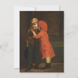 Cartão Crianças Brincando no Canto (Cute Kids)