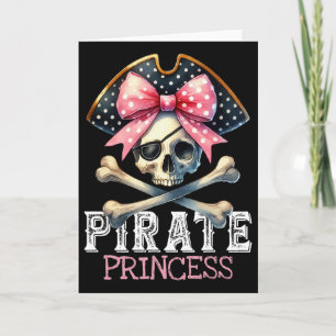 Cartão Crianças da escola de Festas de aniversário pirata