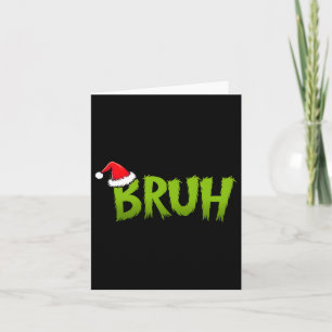 Cartão Crianças de Natal Bruto Meninos Adolescentes Menin