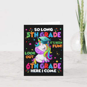 Cartão Crianças De Tão Longa Graduação De 5 Aqui Eu Vim 6