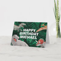 Crianças Dino Jurassic Trex Boy Dinosaur Aniversár