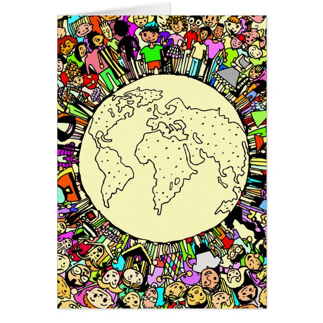 Cartão Crianças do Mundo (Frente)