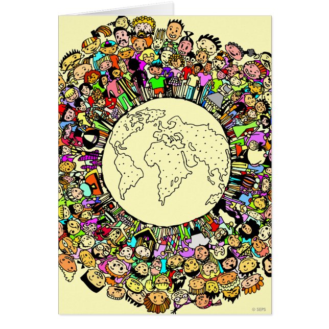 Cartão Crianças do Mundo (Frente)