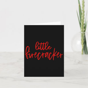 Cartão Crianças Em 4 De Julho Pequeno Firecracker Patriót